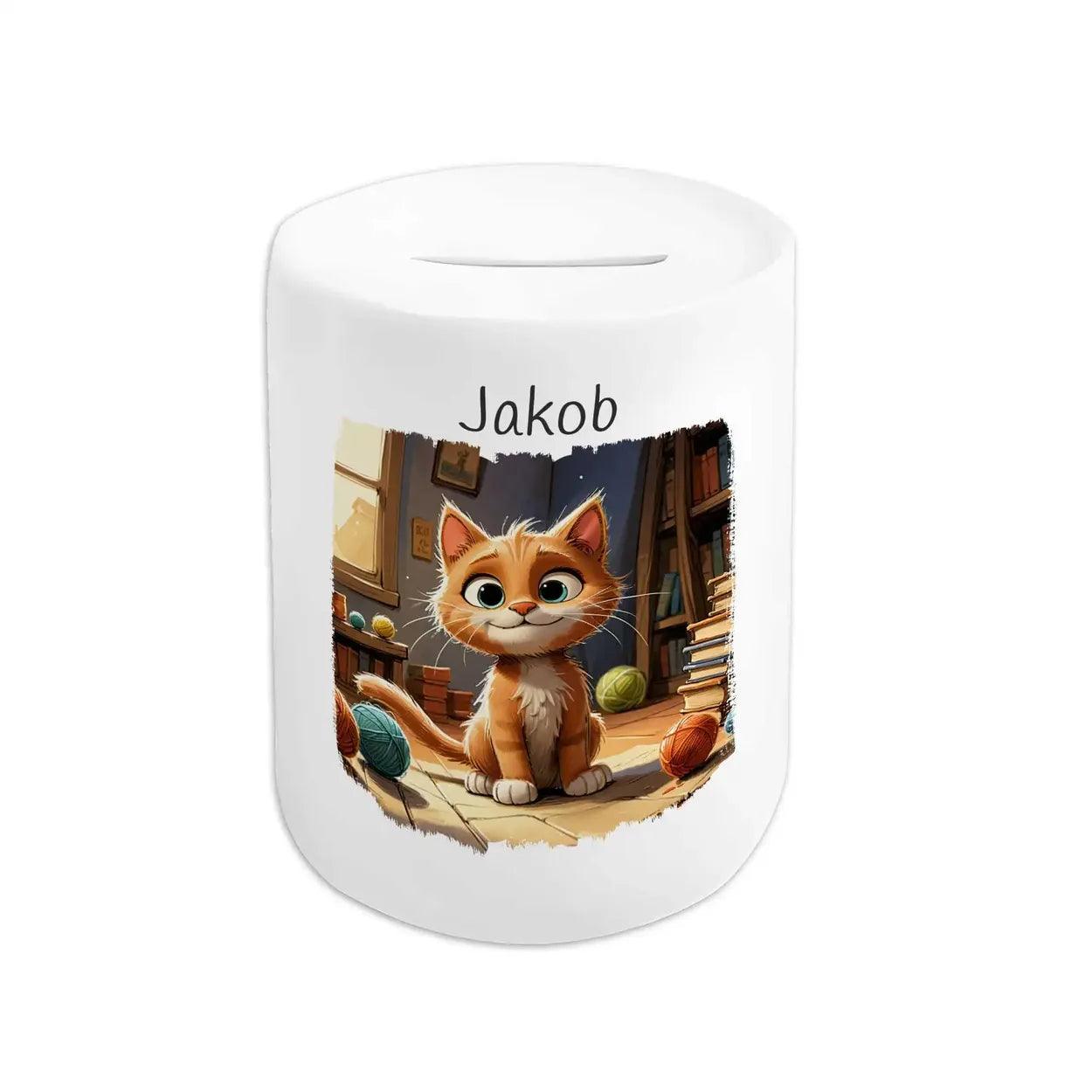 Spardose Kinder Katze - Druckerino