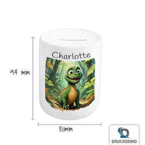 Spardose Kinder kleiner Dino - Druckerino