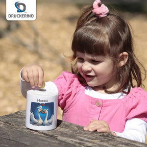 Spardose Kinder Zauberhafter Schwanensee - Druckerino