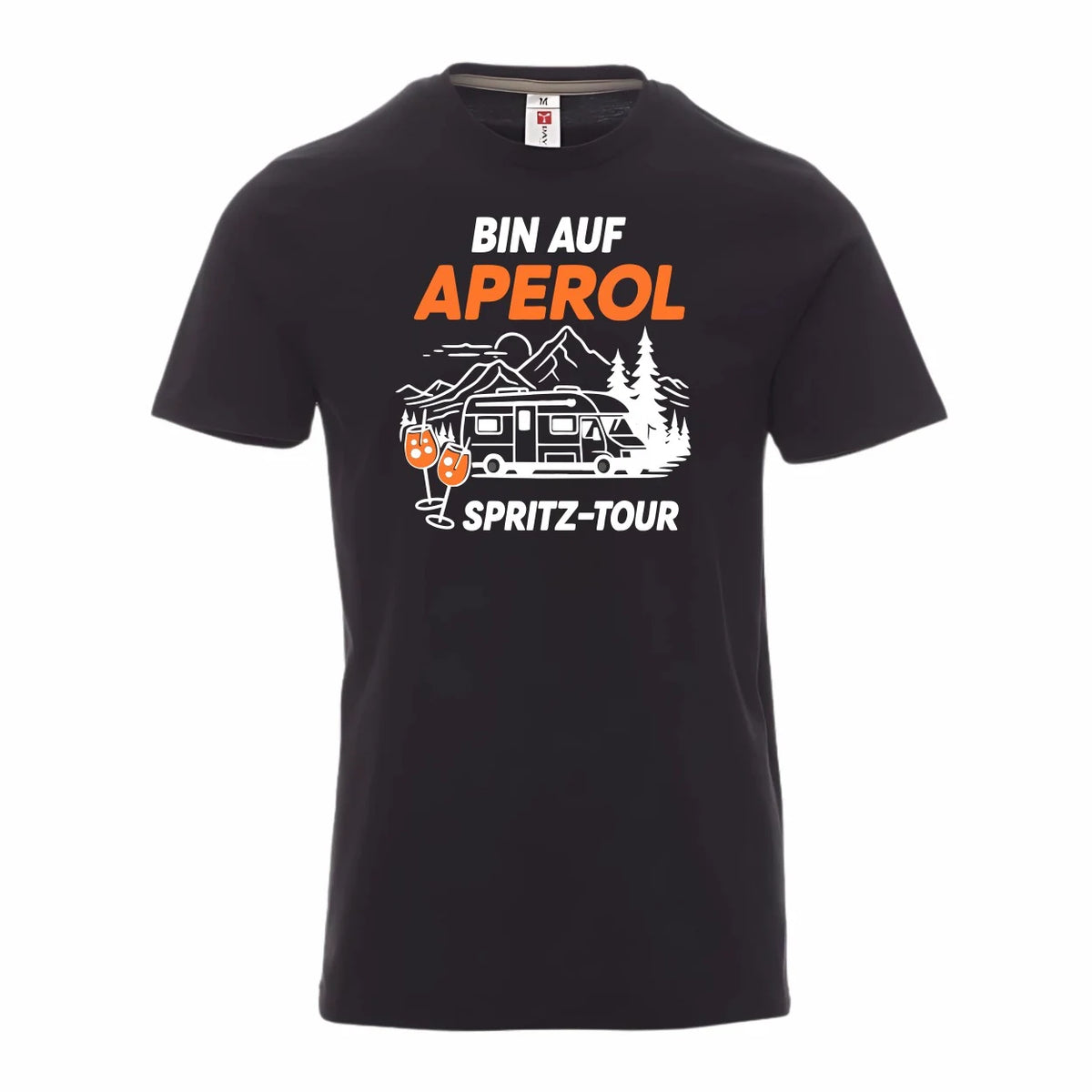 Bin auf Aperol-Spritz Tour - Premium T-Shirt Unisex - Druckerino