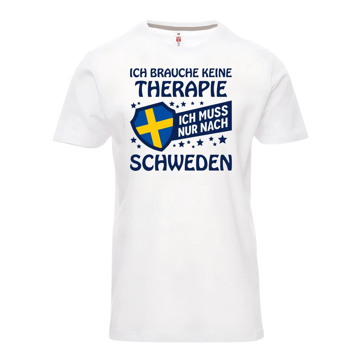 Ich brauche keine Therapie ich muss nur nach Schweden - Premium T-Shirt Unisex - Druckerino