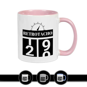 Tasse zum 20. Geburtstag - Retro Tacho Rosa Geschenke