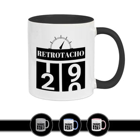 Tasse zum 20. Geburtstag - Retro Tacho Schwarz Geschenke