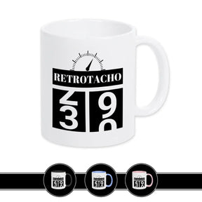 Tasse zum 30. Geburtstag - Retro Tacho Weiß Geschenke