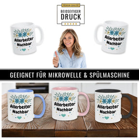 Spülmaschinenfest und beidseitig bedruckt
