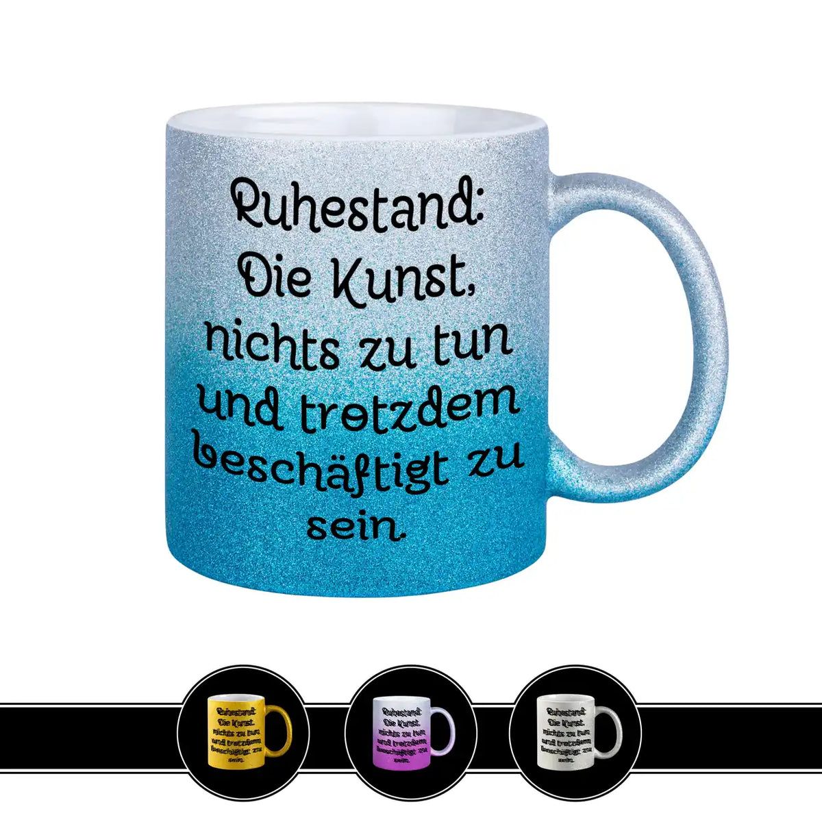 Tasse Ruhestand: Die Kunst, nichts zu tun - Druckerino