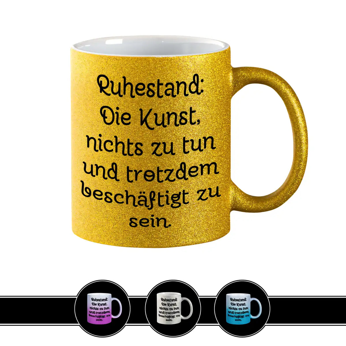 Tasse Ruhestand: Die Kunst, nichts zu tun - Druckerino