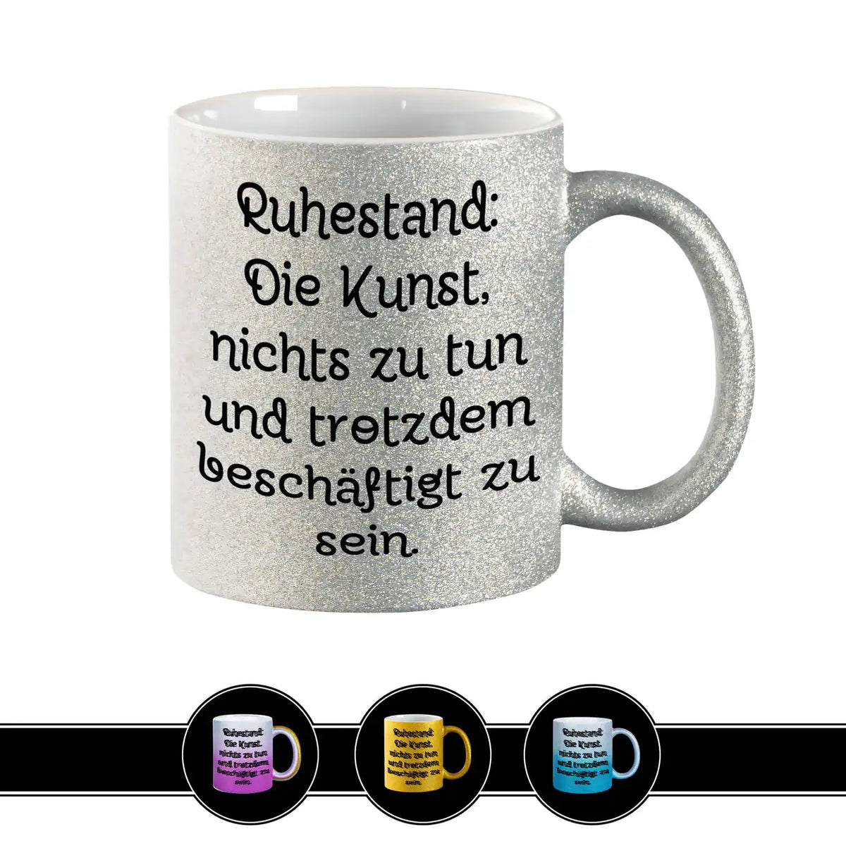 Tasse Ruhestand: Die Kunst, nichts zu tun - Druckerino