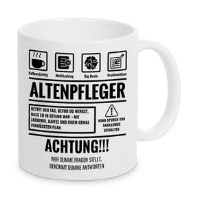 Tasse Sarkasmus Altenpfleger - Druckerino
