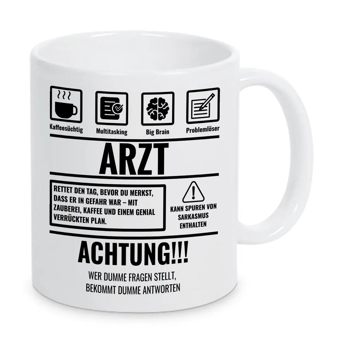 Tasse Sarkasmus Arzt - Druckerino