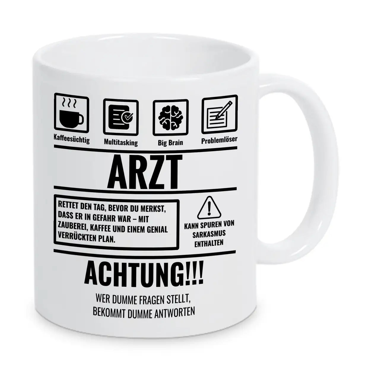 Tasse Sarkasmus Arzt - Druckerino