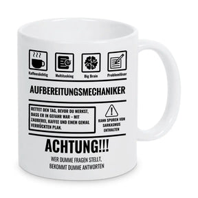 Tasse Sarkasmus Aufbereitungsmechaniker - Druckerino