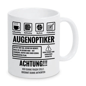 Tasse Sarkasmus Augenoptiker - Druckerino