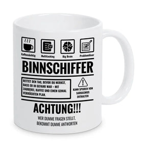 Tasse Sarkasmus Binnschiffer - Druckerino
