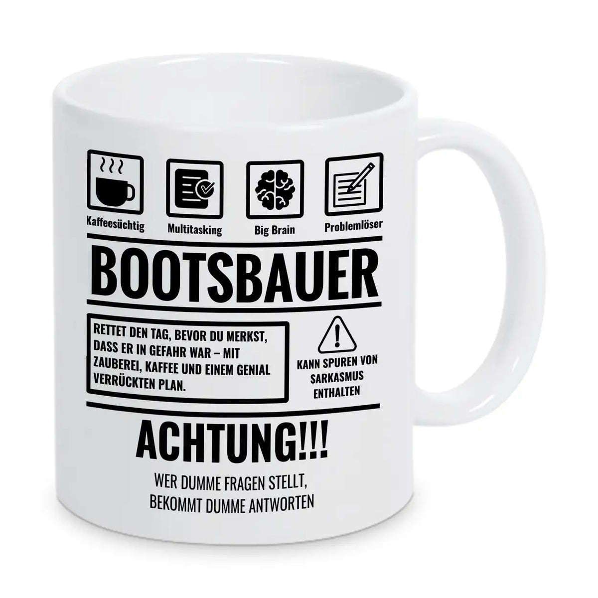 Tasse Sarkasmus Bootsbaür - Druckerino