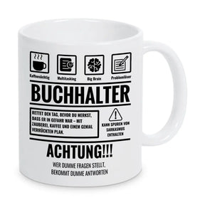 Tasse Sarkasmus Buchhalter - Druckerino