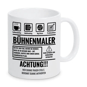 Tasse Sarkasmus Bühnenmaler - Druckerino