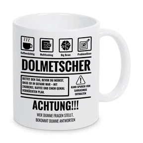 Tasse Sarkasmus Dolmetscher - Druckerino