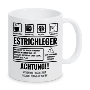 Tasse Sarkasmus Estrichleger - Druckerino