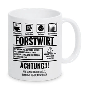 Tasse Sarkasmus Forstwirt - Druckerino