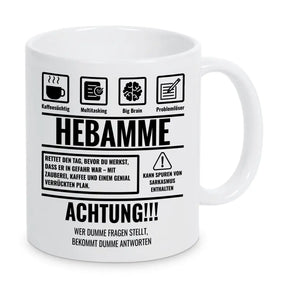 Tasse Sarkasmus Hebamme - Druckerino