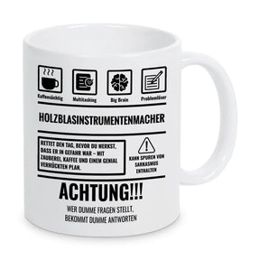 Tasse Sarkasmus Holzblasinstrumentenmacher - Druckerino