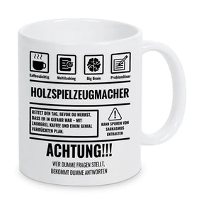 Tasse Sarkasmus Holzspielzeugmacher - Druckerino