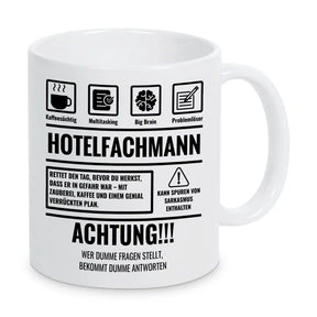 Tasse Sarkasmus Hotelfachmann - Druckerino