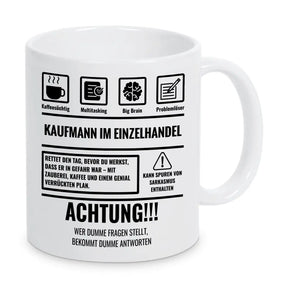 Tasse Sarkasmus Kaufmann im Einzelhandel - Druckerino