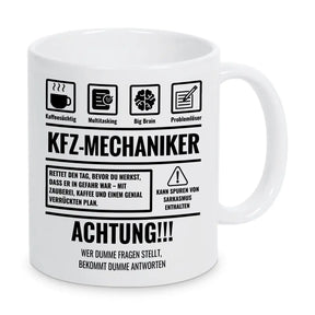Tasse Sarkasmus Kfz Mechaniker - Druckerino