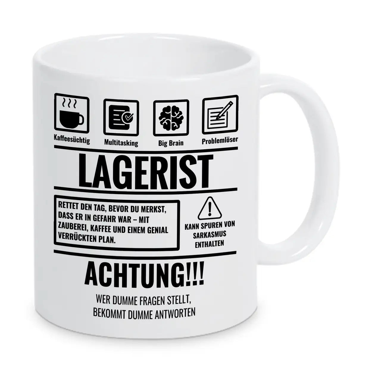 Tasse Sarkasmus Lagerist - Druckerino