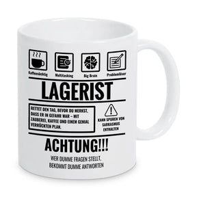 Tasse Sarkasmus Lagerist - Druckerino