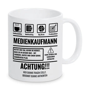 Tasse Sarkasmus Medienkaufmann - Druckerino