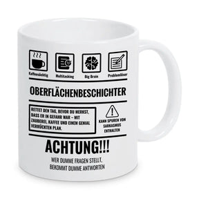 Tasse Sarkasmus Oberflächenbeschichter - Druckerino