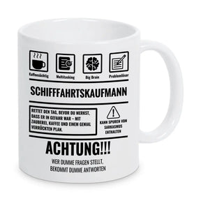 Tasse Sarkasmus Schifffahrtskaufmann - Druckerino