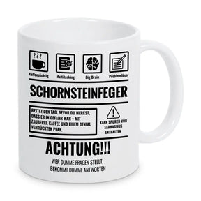 Tasse Sarkasmus Schornsteinfeger - Druckerino