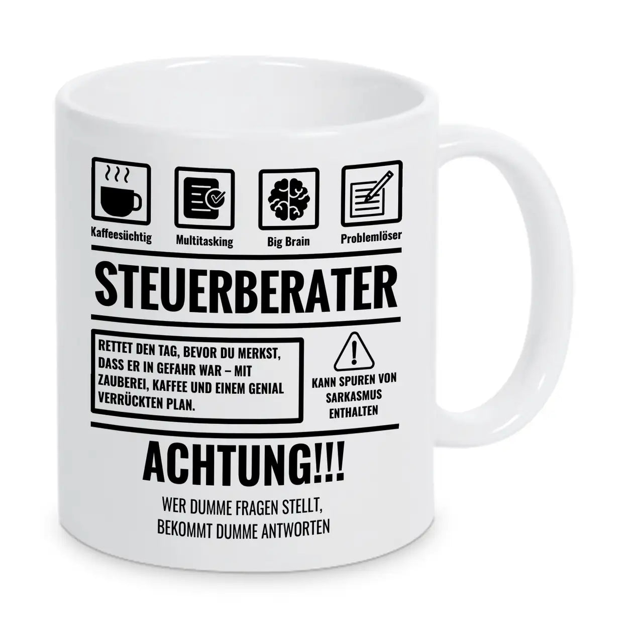 Tasse Sarkasmus Steuerberater - Druckerino