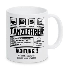 Tasse Sarkasmus Tanzlehrer - Druckerino