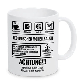 Tasse Sarkasmus Technischer Modellbauer - Druckerino