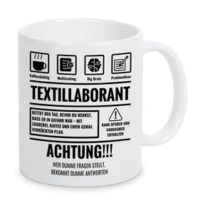 Tasse Sarkasmus Textillaborant - Druckerino