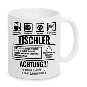 Tasse Sarkasmus Tischler - Druckerino