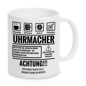 Tasse Sarkasmus Uhrmacher - Druckerino