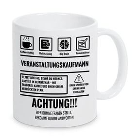 Tasse Sarkasmus Veranstaltungskaufmann - Druckerino