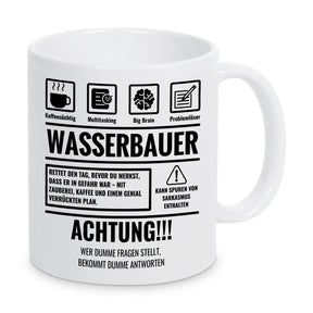 Tasse Sarkasmus Wasserbauer - Druckerino