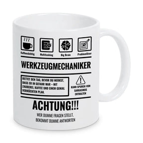 Tasse Sarkasmus Werkzeugmechaniker - Druckerino