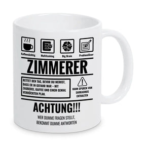 Tasse Sarkasmus Zimmerer - Druckerino