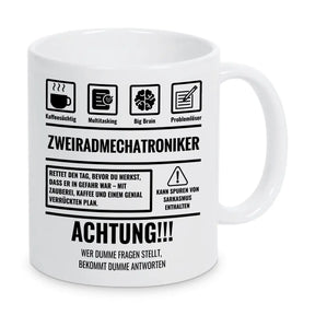 Tasse Sarkasmus Zweiradmechatroniker - Druckerino