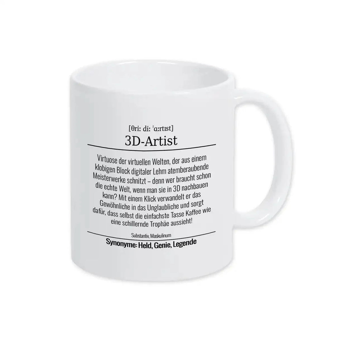 Tasse für 3D-Artistin - Druckerino