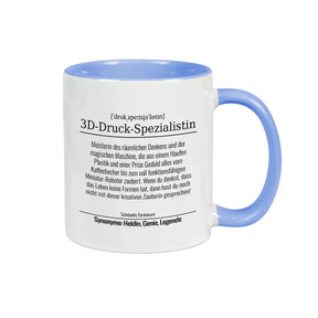 Tasse für 3D-Druck-Spezialistin - Druckerino
