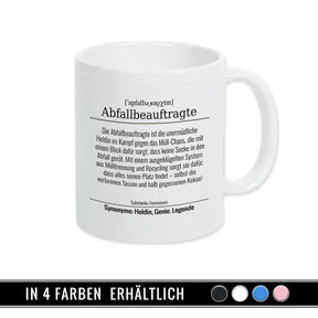 Tasse für Abfallbeauftragte - Druckerino